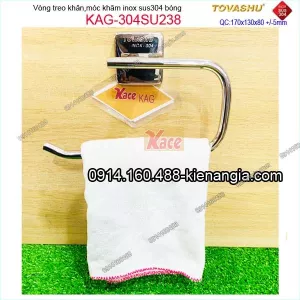 Vòng treo khăn inox 304 Tovashu KAG-SU238