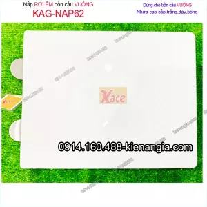 Nắp rơi êm bồn cầu vuông 44.5-47.5 x35cm KAG-NAP62