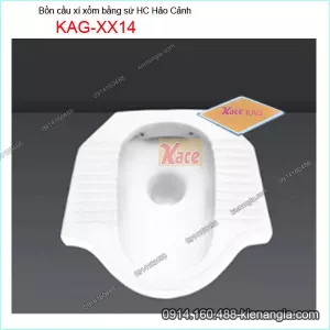 Bồn cầu xí xổm HC Hảo Cảnh KAG-XX14