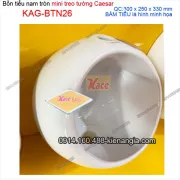 Bồn tiểu nam tròn mi ni Caesar KAG-BTN26