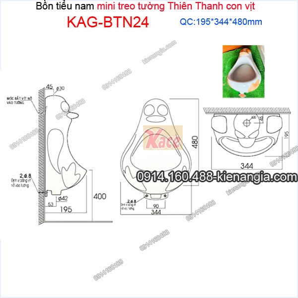 KAG-BTN24-Bon-tieu-nam-mi-ni-tre-em-Thien-Thanh-con-vit-KAG-BTN24-thong-so-ky-thuat-lap-dat