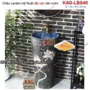Chậu lavabo đặt sàn sân vườn KAG-LBS48