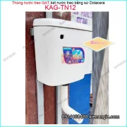 Thùng nước treo tường Dolacera KAG-TN12, két treo xả nước xí bệt xí xổm