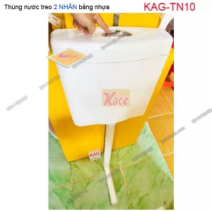 Thùng nước treo tường bồn cầu 2 nhấn bằng nhựa KAG-TN10