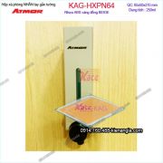 Hộp xà phòng nhấn đơn ATMOR vàng đồng KAG-HXPN64