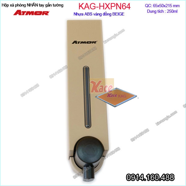 KAG-HXPN64-Hop-xa-phong-don-VANG-DONG-BEIGE-nhan-tay-ATMOR-KAG-HXPN64