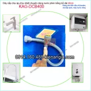 Dây cấp nước máy nước nóng bằng bố dài 40cm KAG-DCB400