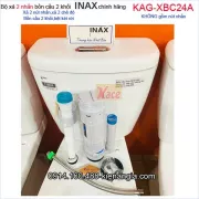 Bộ xả 2 nhấn bồn cầu INAX chính hãng C306,504 KAG-XBC24A