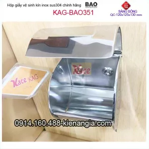 Hộp giấy kín inox Bảo KAG-BAO351