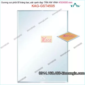 Gương soi phôi Bỉ  sáng đẹp Tân An Vinh 450x600 mm KAG-GST4505