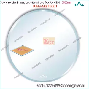 Gương tròn cao cấp Tân An Vinh D500 mm KAG-GST5001