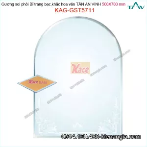 Gương soi 500x700 mm Tân An Vinh hình ảnh trung  thực KAG-GST5711