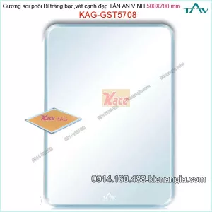 Gương soi 500x700 mm Tân An Vinh hình ảnh trung  thực KAG-GST5708