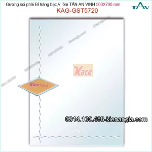 Gương soi 500x700 mm Tân An Vinh hình ảnh trung  thực AG-GST5720