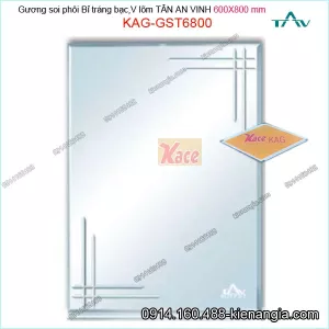 Gương soi Tân An Vinh 600x800 mm  KAG-GST6801