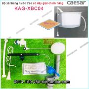 Bộ xả thùng nước treo DÂY GIẬT Caesar chính hãng KAG-XBC04