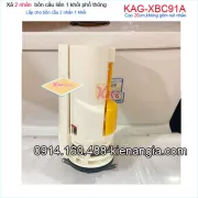 Cụm xả 2 nhấn thấp 20cm bồn cầu 1 khối KAG-XBC91A