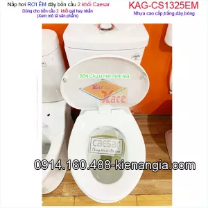 Nắp rơi êm đậy bồn cầu Caesar KAG-CS1325EM