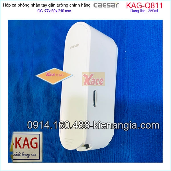 Hộp xà phòng nhấn tay Caesar chính hãng KAG-Q811