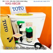 Bộ xả 2 nhấn cầu 2 khối TOTO chính hãngKAG-XBC26, xả bồn cầu cao cấp Toto C300 C320 C945