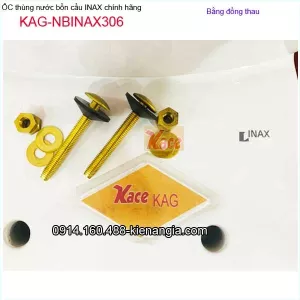 Ốc thùng nước bồn cầu INAX bằng đồng thau KAG-NBINAX306