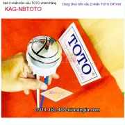 Nút 2 nhấn chính hãng bồn cầu TOTO lỗ D47 mm KAG-NB300