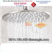Đầu sen tắm đứng tròn inox sus304 KAG-BS44 đường kính 20cm