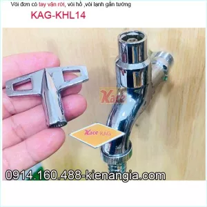 Vòi đơn tay vặn rời ,vòi lạnh gắn tường KAG-KHL14