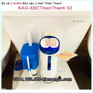 Bộ xả 2 nhấn bồn cầu két rời Thiên Thanh KAG-XBCThienthanh02
