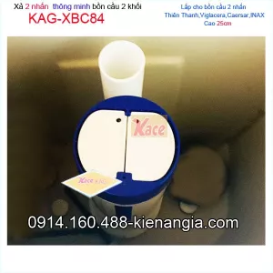 Xả 2 nhấn thông minh cho bồn cầu 2 khối Thiên Thanh KAG-XBC84