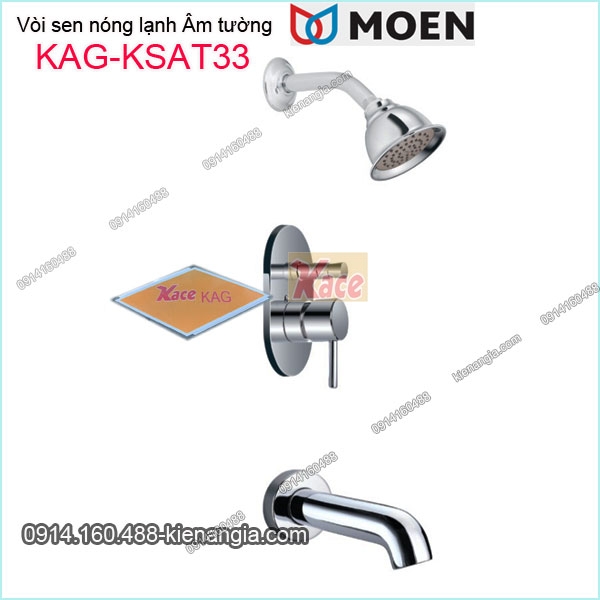 Vòi sen âm tường Moen cao cấp KAG-KSAT33