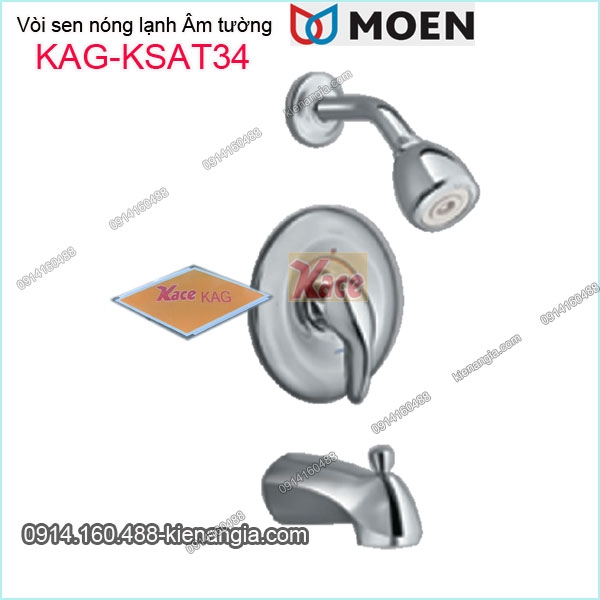Vòi sen âm tường Moen cao cấp KAG-KSAT34