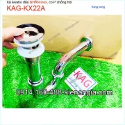 Xả chậu lavabo inox bóng KAG-KX22A