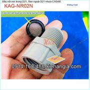Nối ren trong,ren ngoài D21 nhựa Casar KAG-NR11