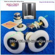 Bánh xe đơn D27mm phòng tắm kính đứng KAG-CN53 Bộ 4 cái