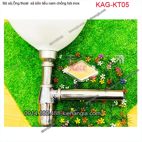 Ống thải tiểu nam,xi phông,ống xả tiểu nam inox KAG-KTB05