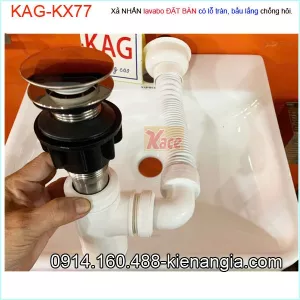 Xả nhấn lavabo ĐẶT BÀN bầu lắng chống hôi KAGG-KX77