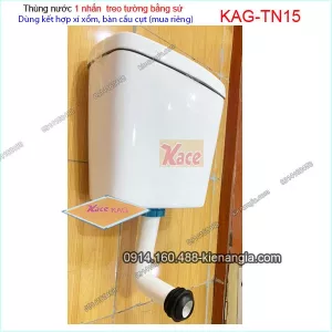 Két nước treo tường 1 nhấn bằng sứ KAG-TN15