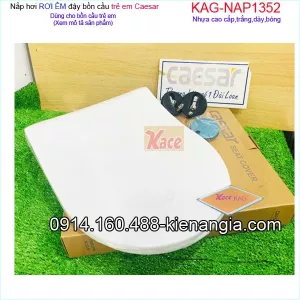Nắp rơi êm bồn cầu 1 khôi Caeasar chính hãng KAG-NAP1352