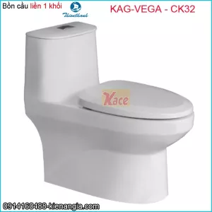 Bồn cầu liền một khối Thiên Thanh chính hãng KAG-VEGA-CK32