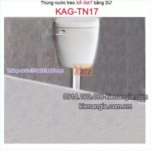Thùng nước treo xả GẠT bằng sứ KAG-TN17