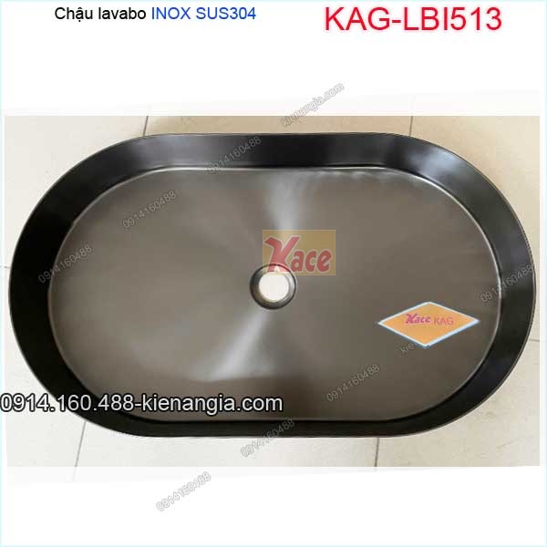 Chậu lavabo inox độc đáo KAG-LBI513