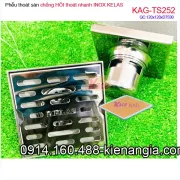 Thoát sàn KELAS chống hôi thoát nhanh 12x12xD7590 KAG-TS252