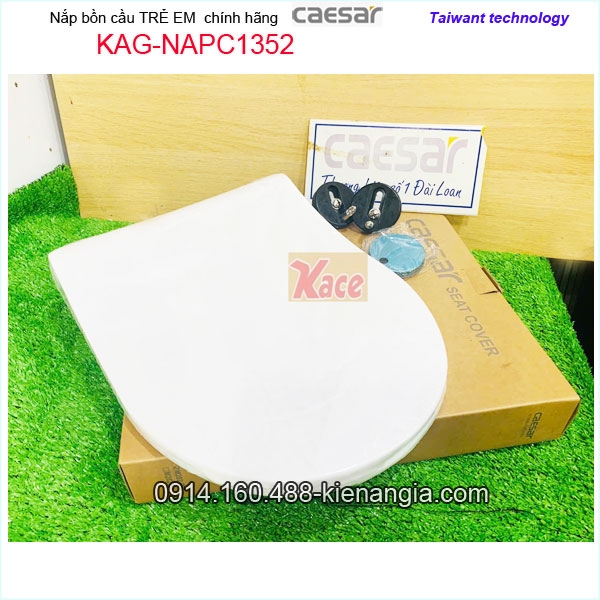 Nắp bồn cầu trẻ em chính hãng Caesar KAG-NAPC1352