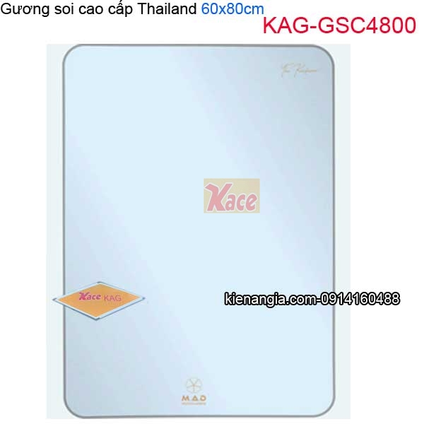 Gương soi Thailand cao cấp 60x80cm KAG-GSC4800