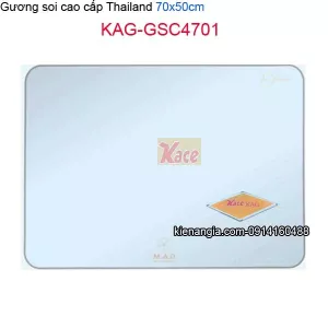 Gương soi Thailand ngang  cao cấp 70x50cm KAG-GSC4701