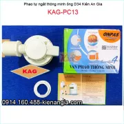 Van phao cơ thông minh bồn nước D34-KAG-PC13