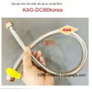 Dây cấp nước inox 60cm chịu nhiệt,chịu áp lực cao KAG-DCIKorea60