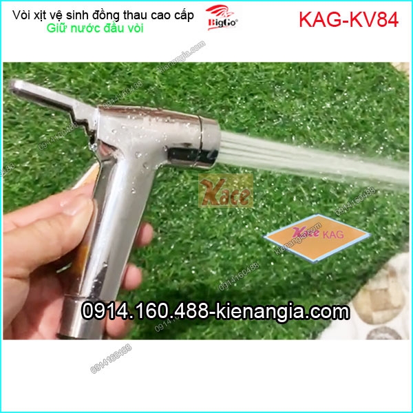 Vòi xịt vệ sinh giữ nước đầu vòi BIGGO KAG-KV84