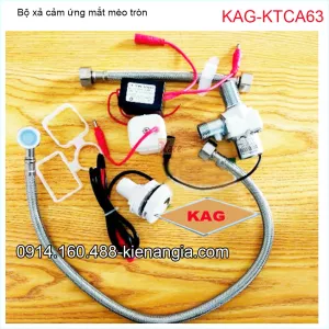 Bộ xả cảm ứng mắt mèo tròn tiểu nam KAG-KTCA63